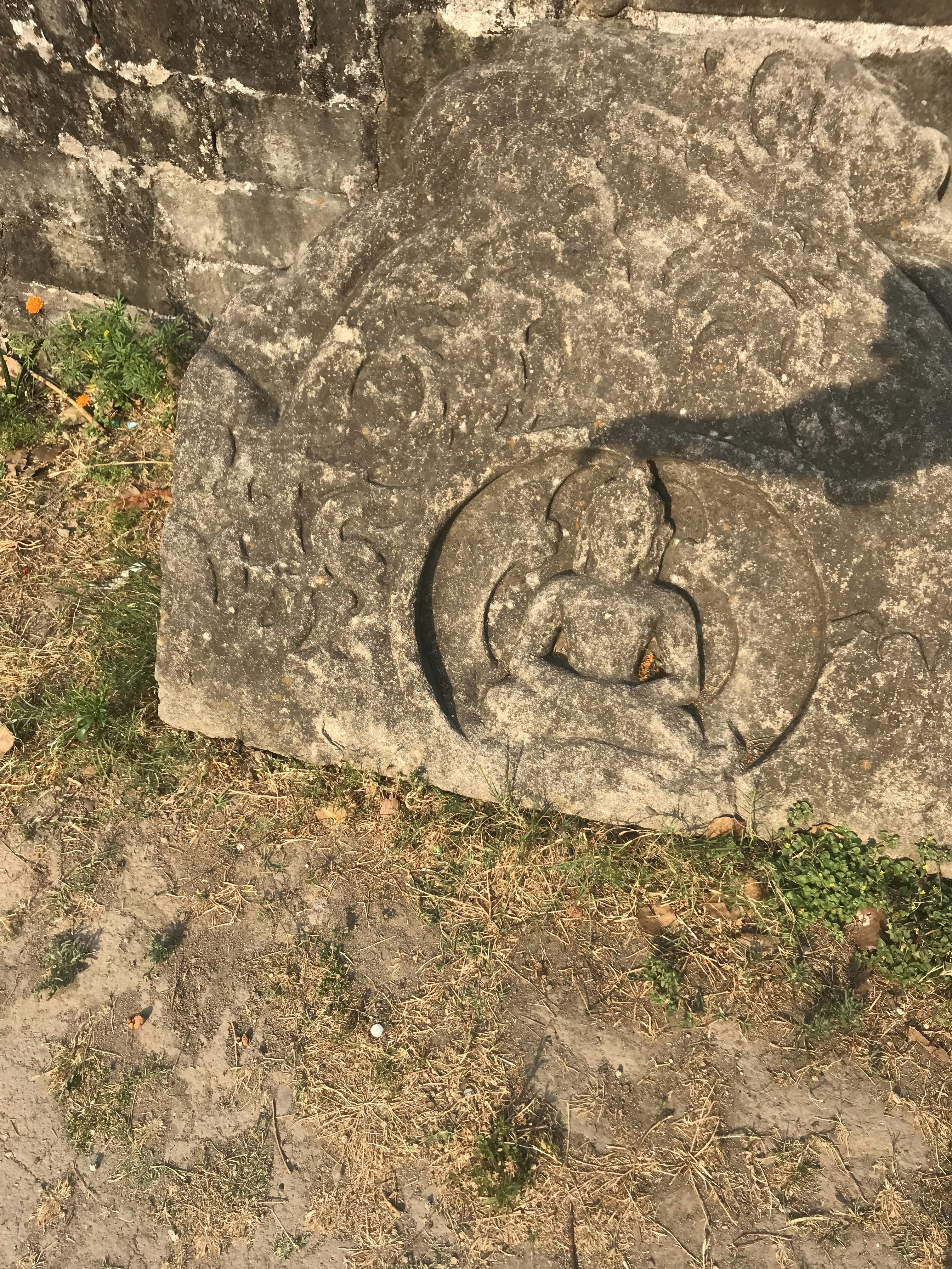 Ancient stone carving representing Sage Agastyaa and timeless wisdom